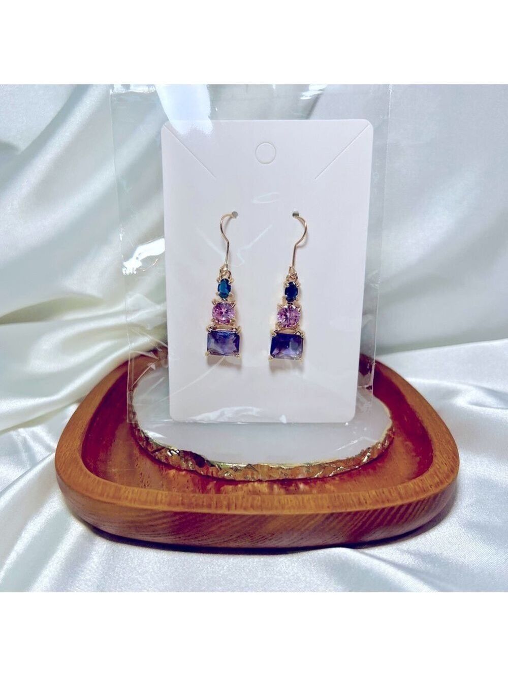 Colorful Rectangles Earrings
